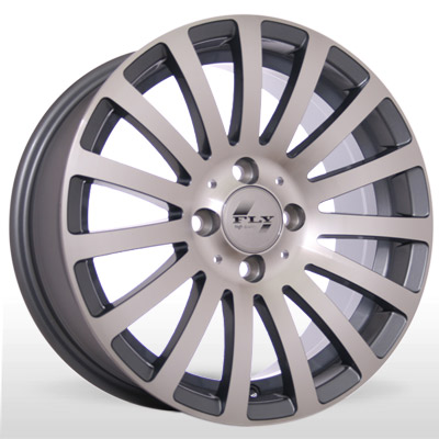 Диски YQ 66 GMP (Gunmetal Polished) Storm